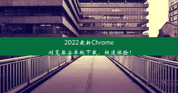 2022最新Chrome浏览器安卓版下载，极速体验！