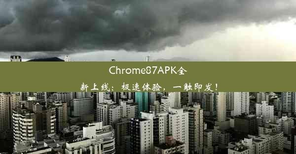 Chrome87APK全新上线：极速体验，一触即发！