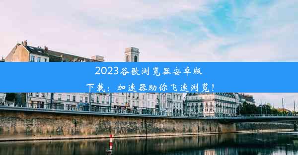 2023谷歌浏览器安卓版下载：加速器助你飞速浏览！