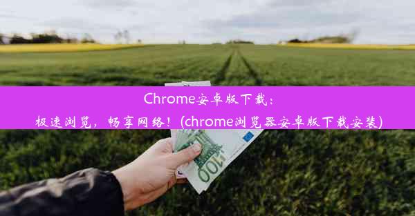 Chrome安卓版下载：极速浏览，畅享网络！(chrome浏览器安卓版下载安装)