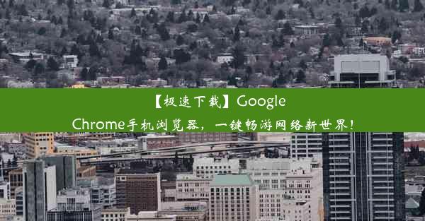 【极速下载】GoogleChrome手机浏览器，一键畅游网络新世界！