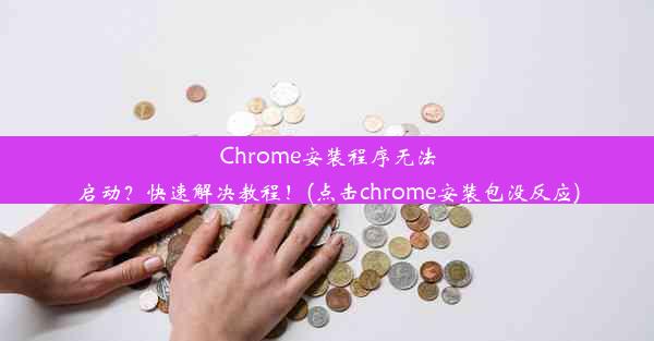 Chrome安装程序无法启动？快速解决教程！(点击chrome安装包没反应)