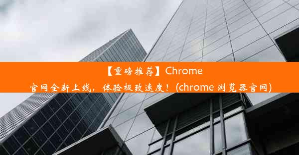 【重磅推荐】Chrome官网全新上线，体验极致速度！(chrome 浏览器官网)