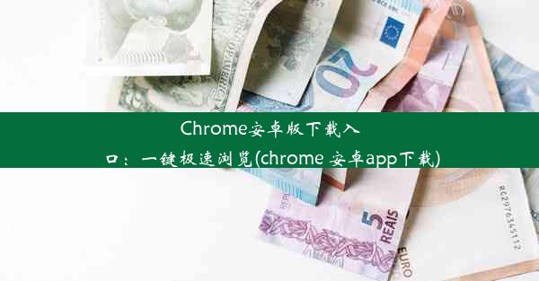 Chrome安卓版下载入口：一键极速浏览(chrome 安卓app下载)