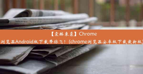 【震撼来袭】Chrome浏览器Android版下载带你飞！(chrome浏览器安卓版下载最新版)