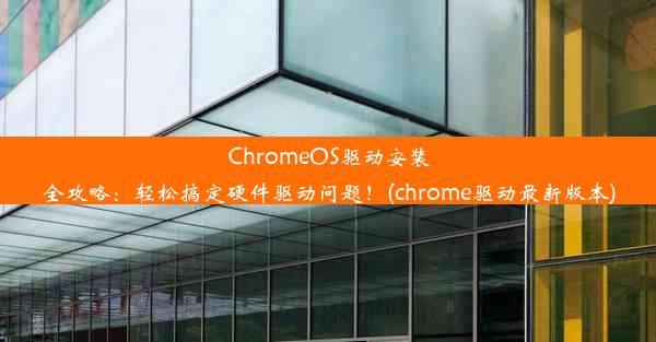 ChromeOS驱动安装全攻略：轻松搞定硬件驱动问题！(chrome驱动最新版本)