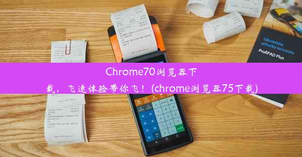 Chrome70浏览器下载，飞速体验带你飞！(chrome浏览器75下载)